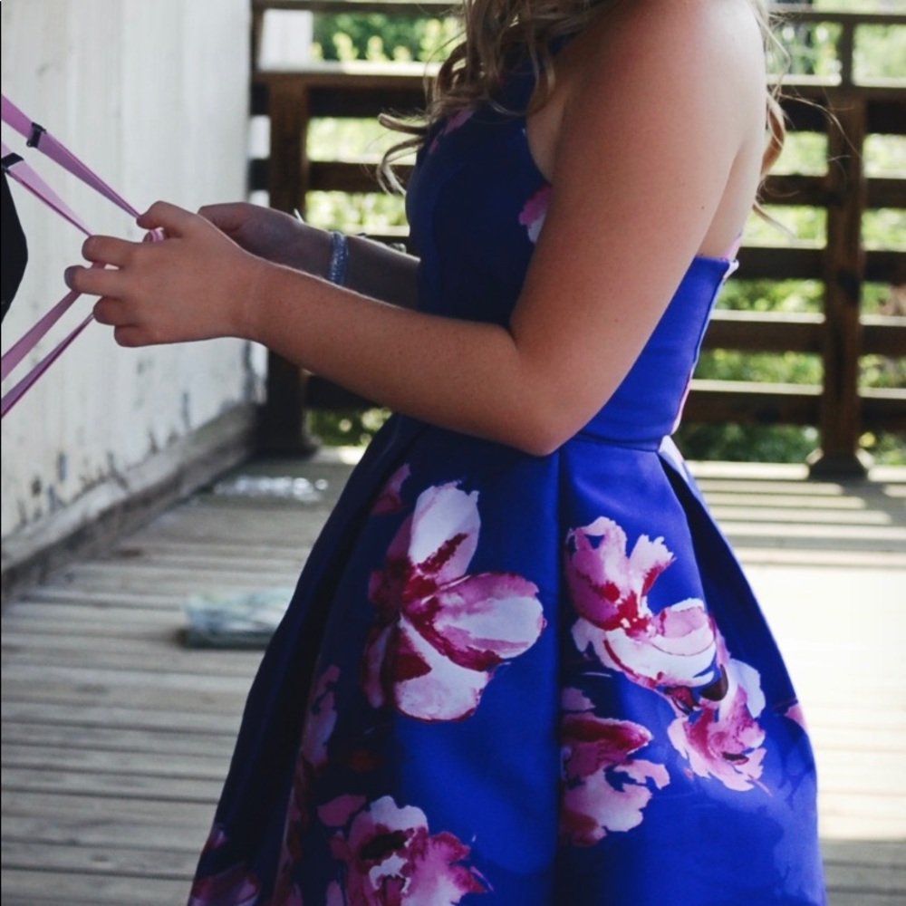 Blue Prom Dress - Picture 2 of 2